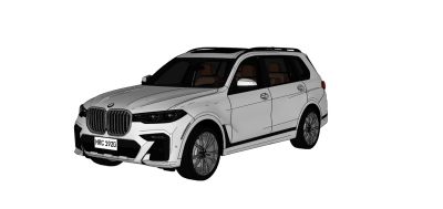 BMW X7 M50i宝马X7汽车精品模型